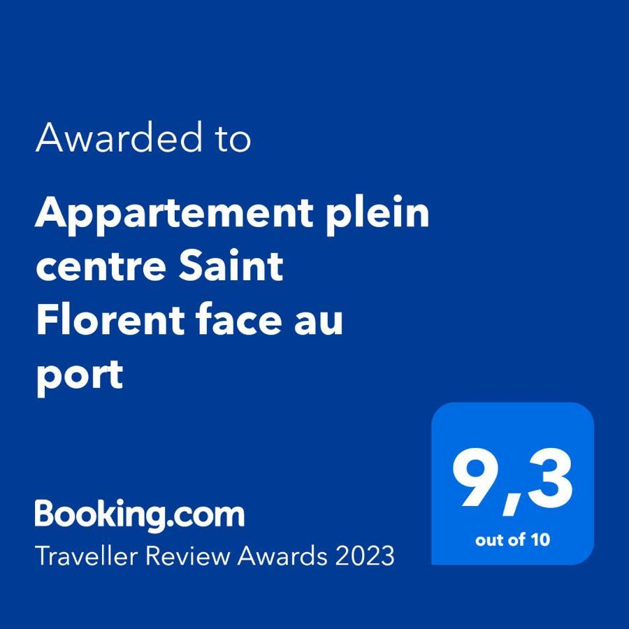 Appartement Plein Centre Saint Florent Face Au Port Exterior foto
